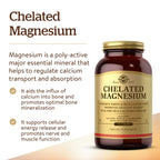 Solgar Chelated Magnesium Supplement | Supports Nerve & Muscle

