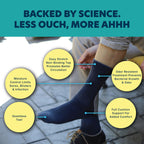Doctor's Choice Diabetic Socks - Seamless Toe & Non-Binding Top

