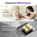 Ovutek Digital Bathroom Scale with Large LED Display 450 lb

