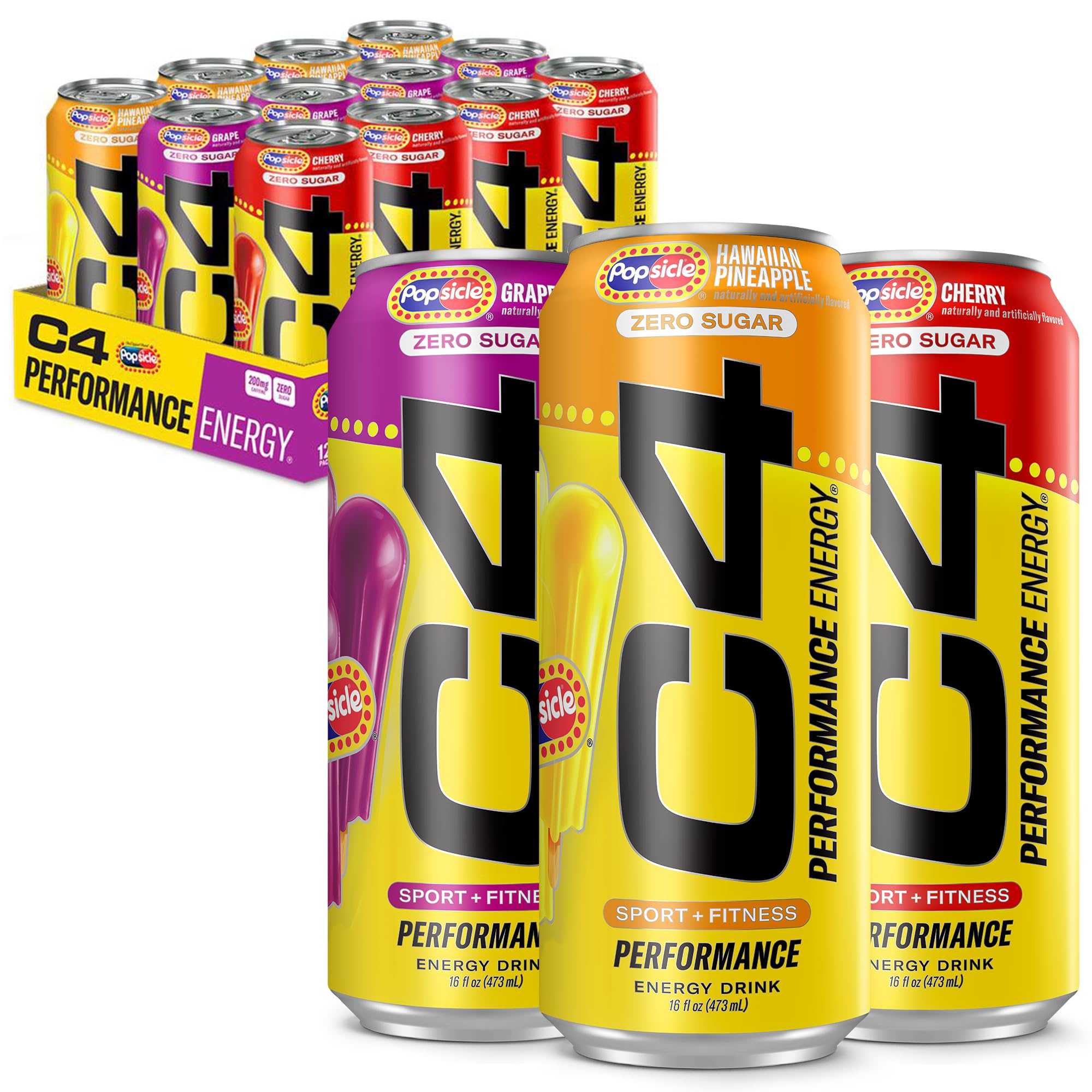 C4 Original Sugar Free Energy Drink for Pre-Workout
