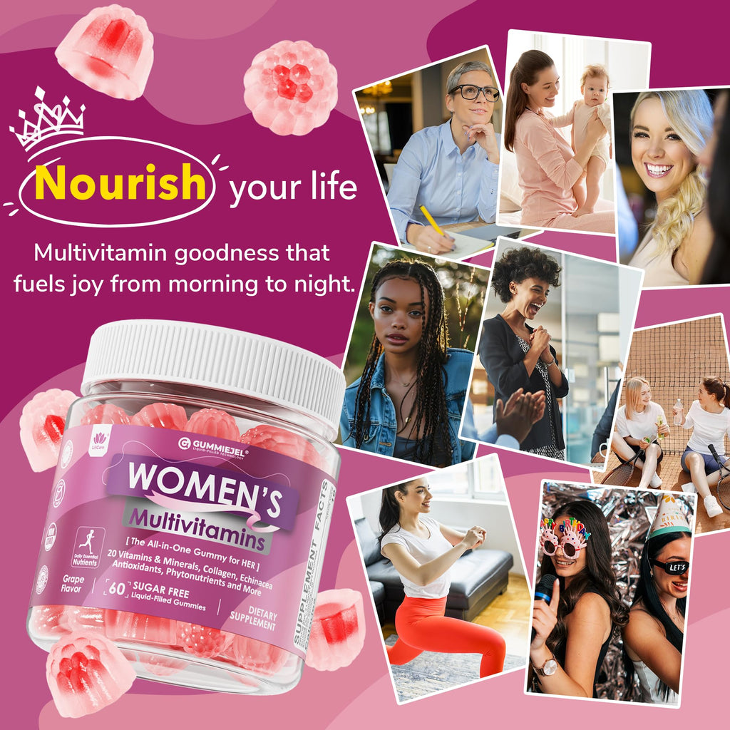 Lilicare Women's Multivitamin Gummies | Methylfolate

