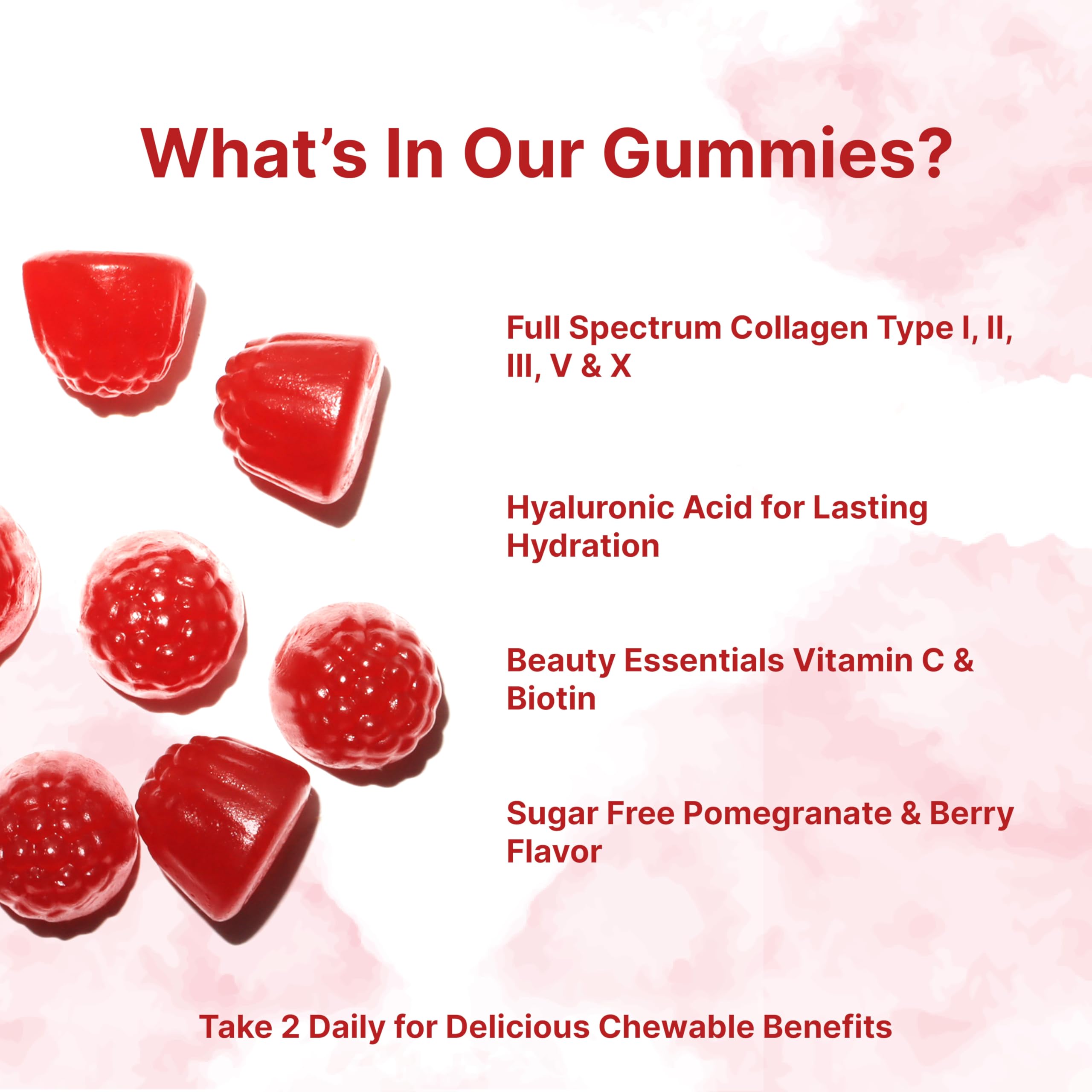 Micro Ingredients Multi Collagen Gummies | Chewable Collagen

