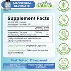 Magnesium Glycinate Capsules by Why Not Natural

