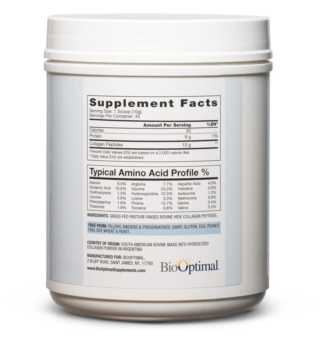 BioOptimal Collagen Peptides Supplement

