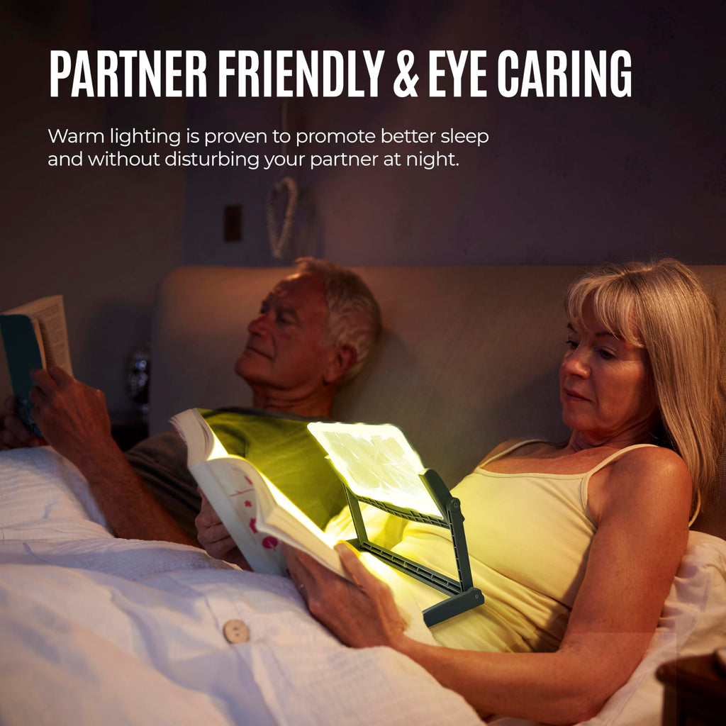 MAGNIPROS 5X LED Page Magnifier Foldable Stand | Read Easily

