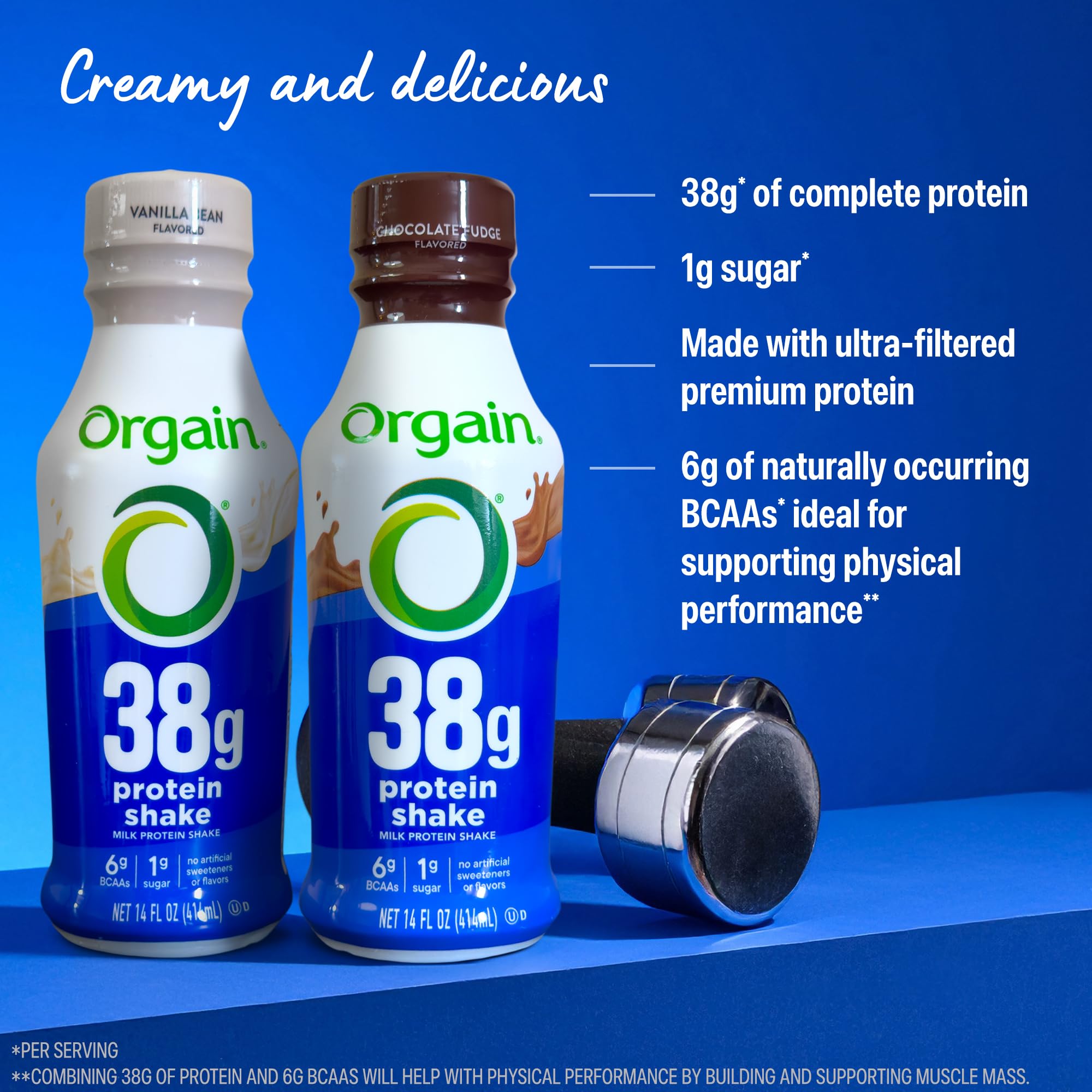 Orgain 38g High Protein Shake Dairy Isolate

