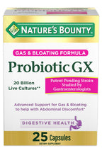 Nature's Bounty Probiotic GX Dietary Supplement for Digestive Health