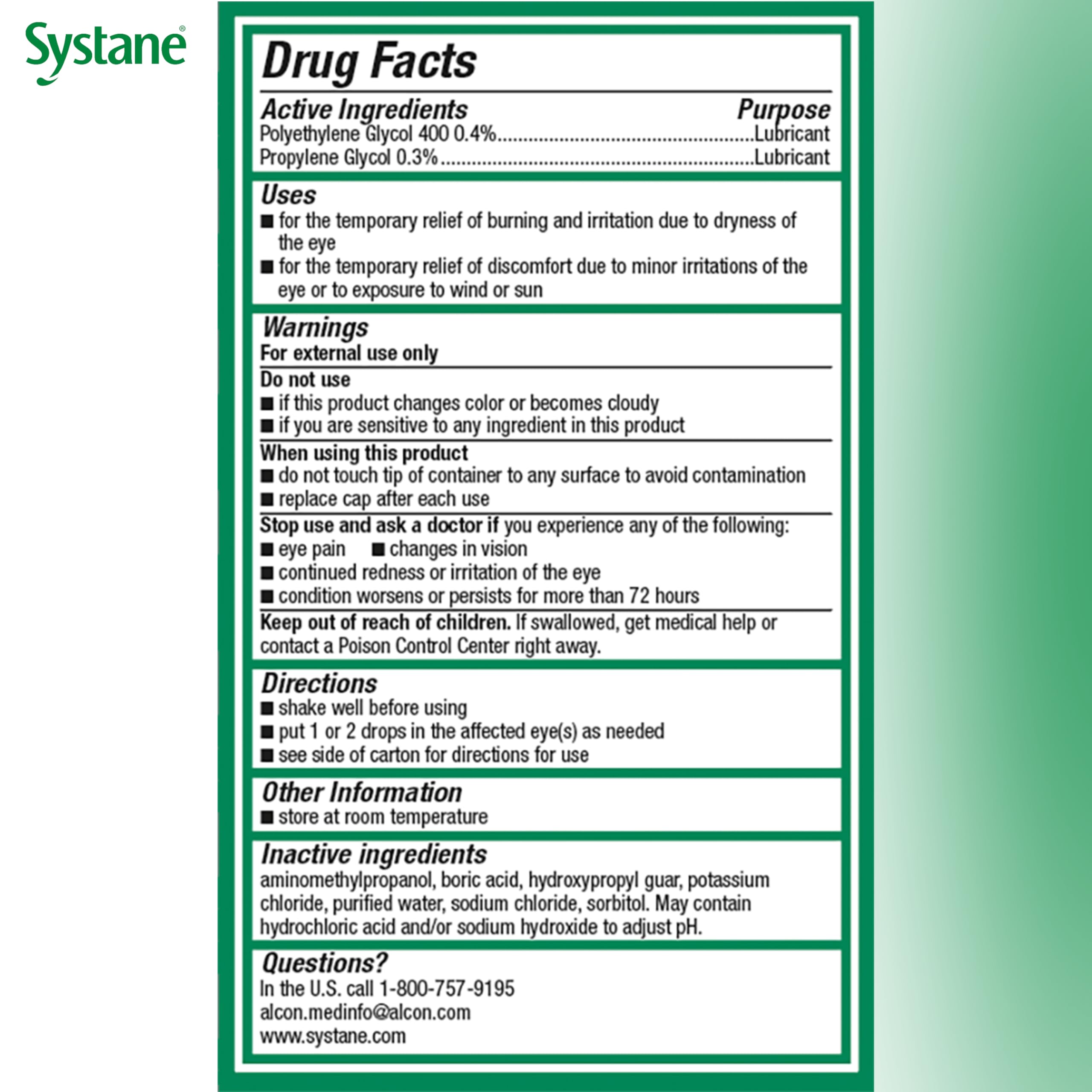 Systane Ultra Preservative-Free Eye Drops for Dry Eye Relief

