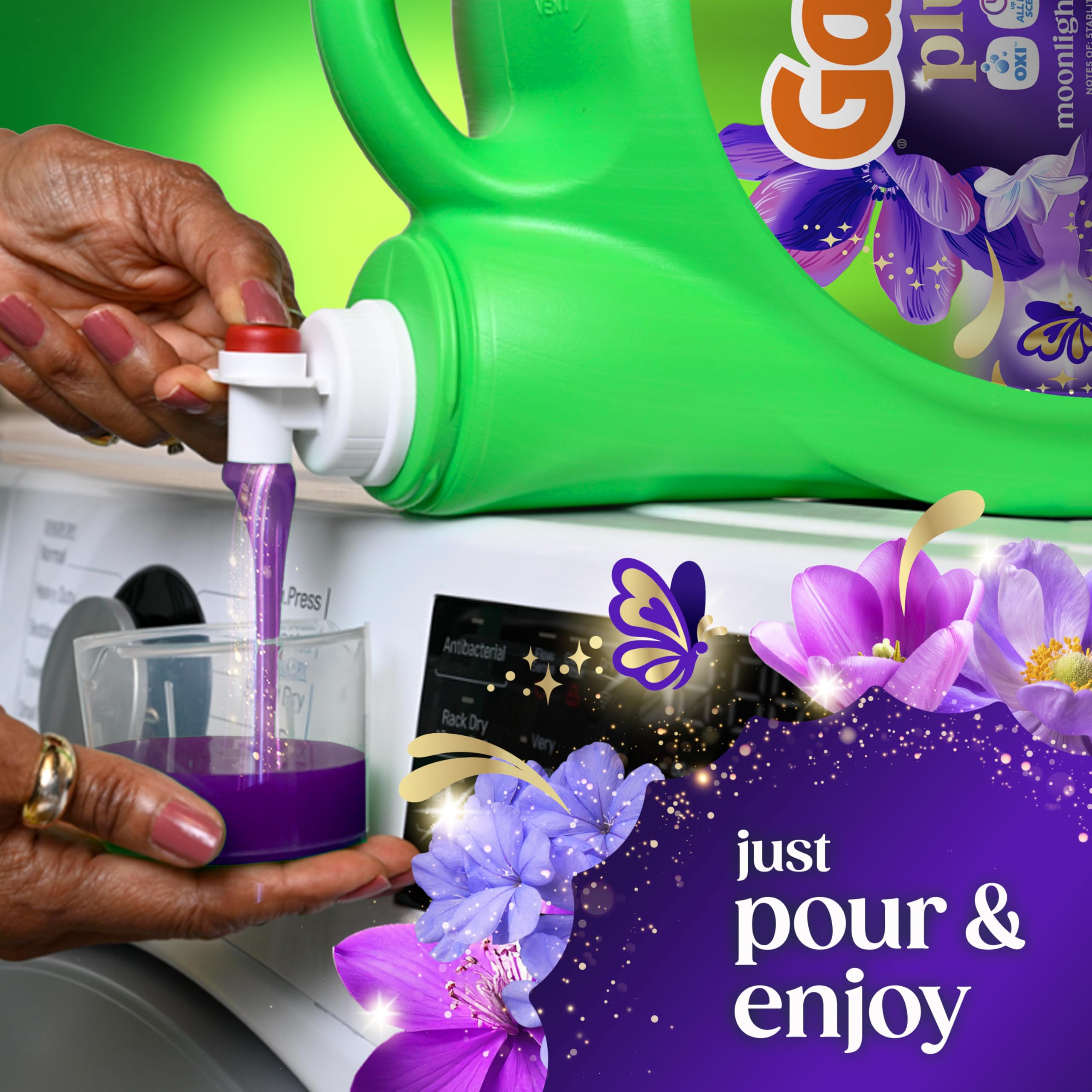 Gain Plus Liquid Laundry Detergent with Oxi - All Machines


