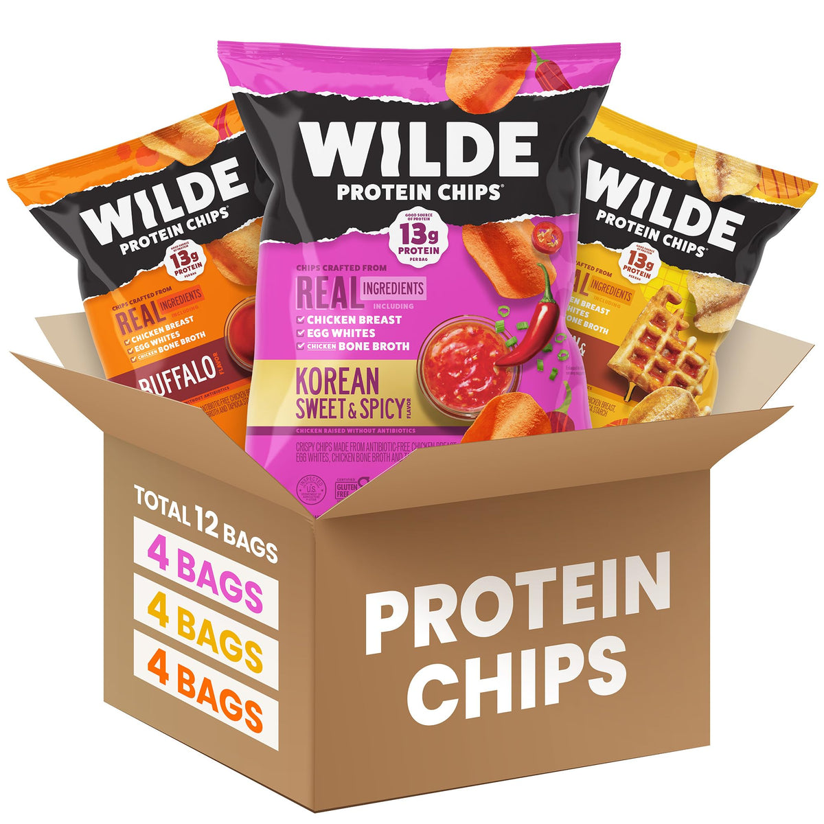 WILDE High Protein Chips – Keto Gluten Free Low Carb Snack