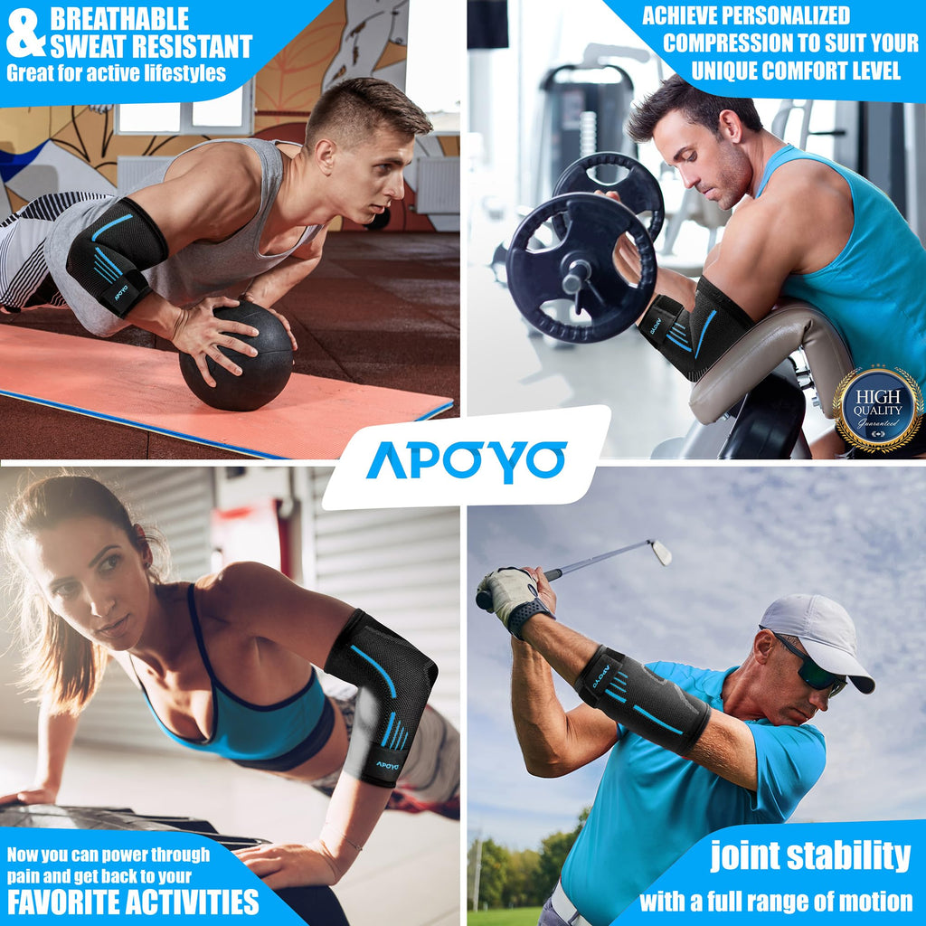 APOYO Tennis Elbow Brace | Comfortable Arm Support

