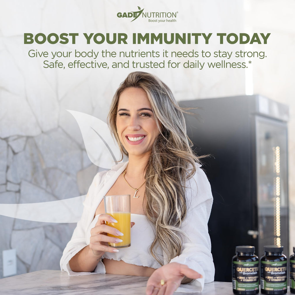 Quercetin with Bromelain Immune Capsules by Gade Nutrition

