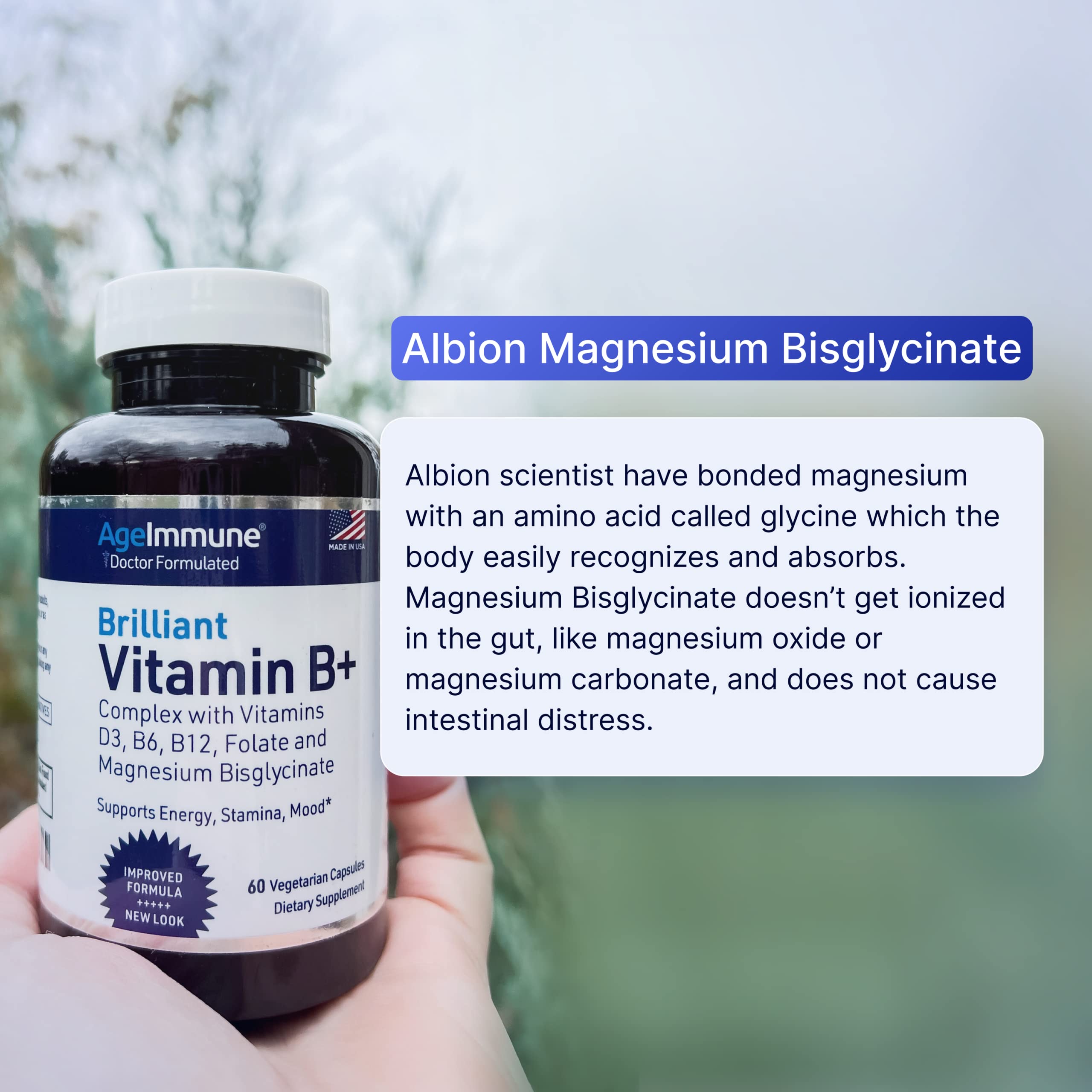 AgeImmune Vitamin B Complex Supplement

