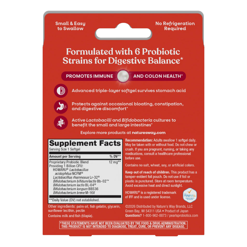 Nature's Way Pearls Complete Probiotic – Digestive Health

