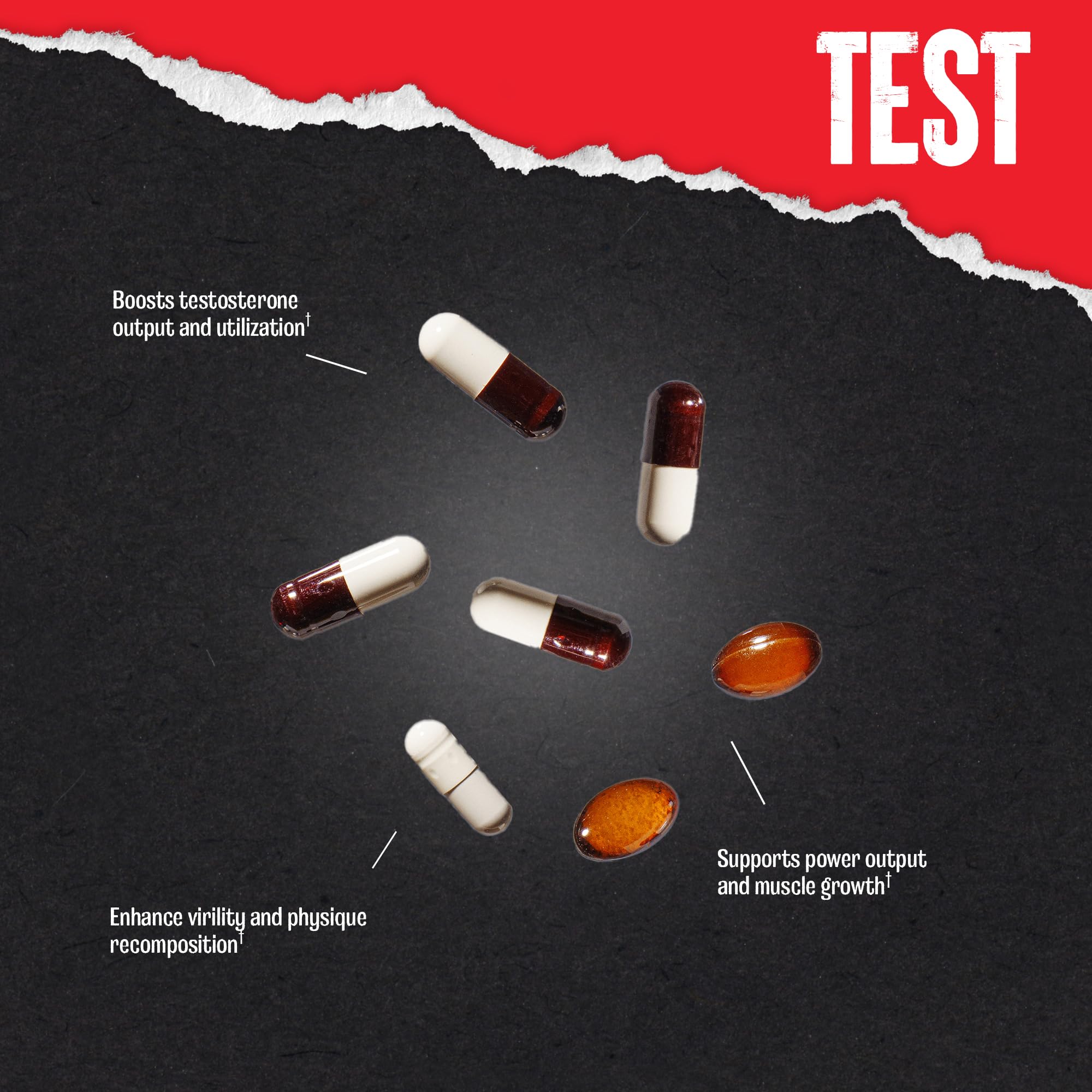 Animal Test Testosterone Booster for Men | Premium Formula

