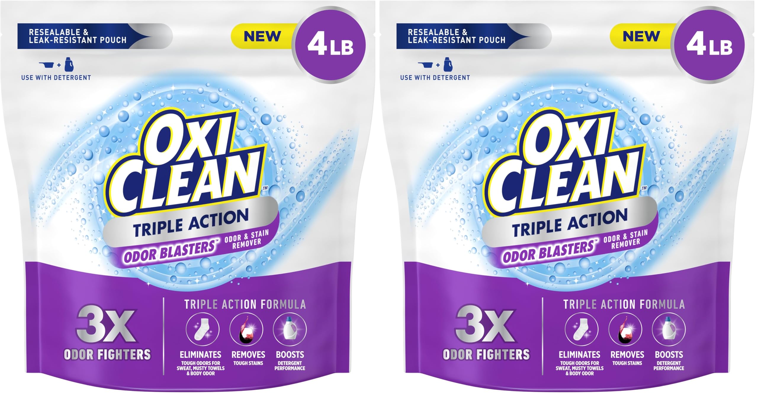 OxiClean Triple Action Odor Blasters Odor and Stain Remover Powder
