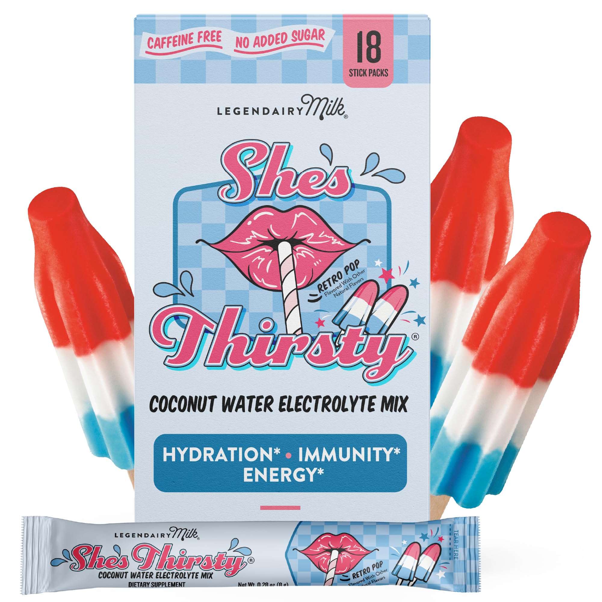 Electrolyte Sticks by Legendairy Milk She's Thirsty

