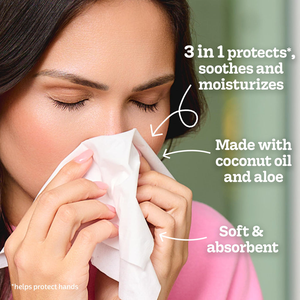 Kleenex Lotion Facial Napkins with Coconut Oil

