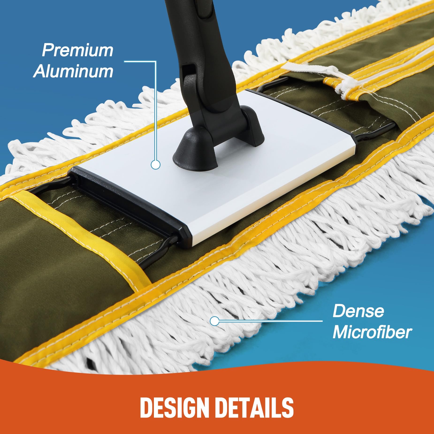 CLEANHOME Dust Mop 36-Inch Commercial Long Reach

