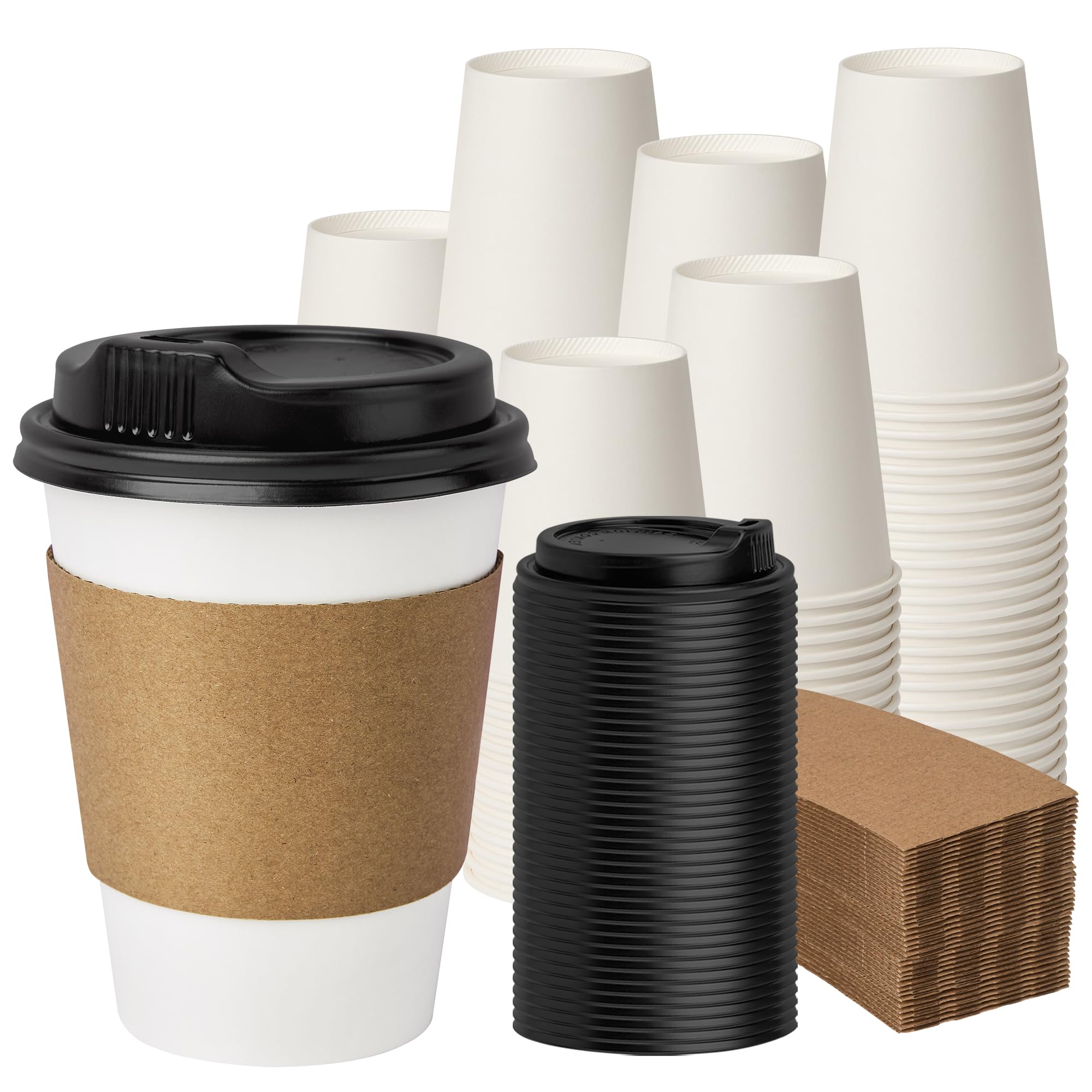 Disposable Paper Coffee Cups for Hot Beverages