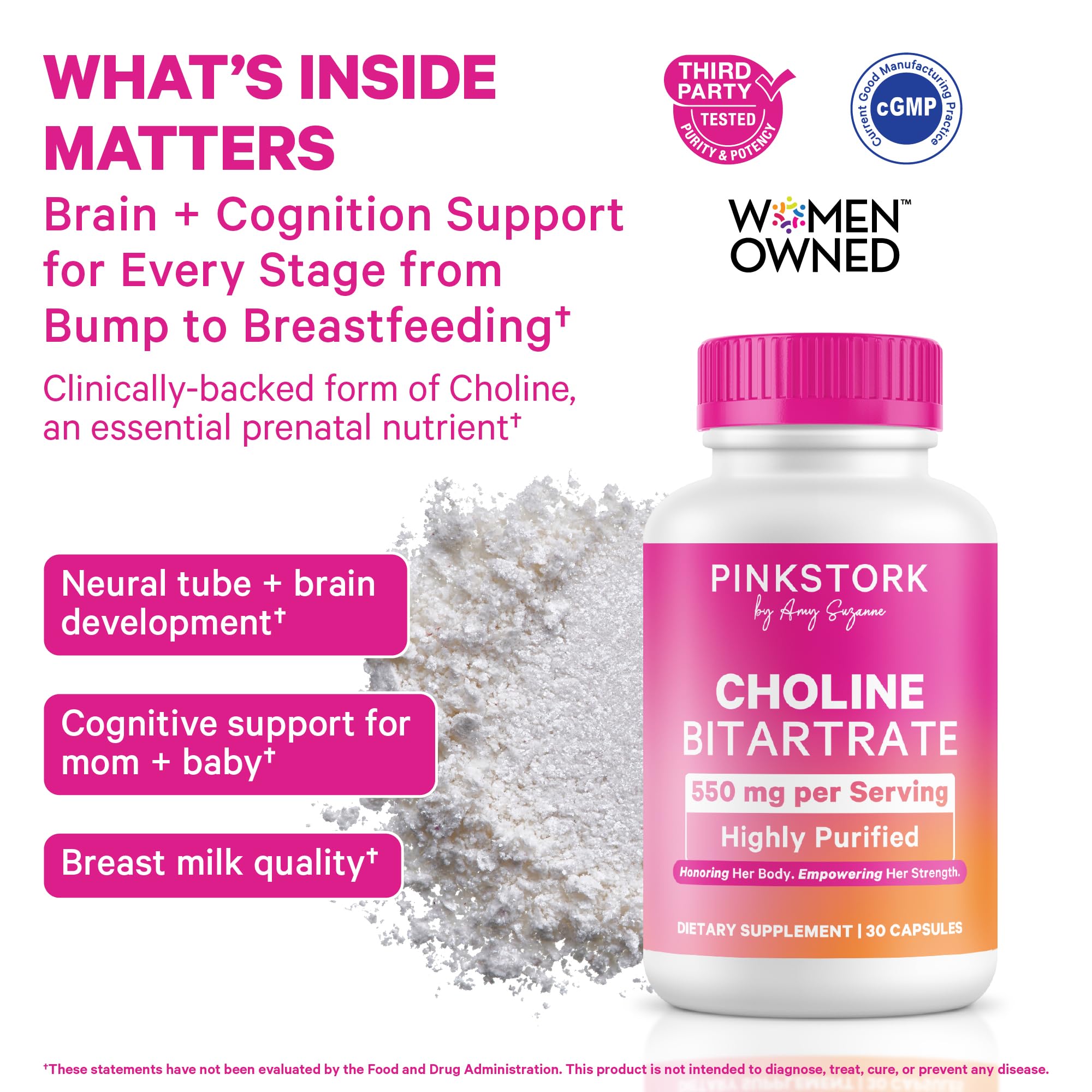 Choline Supplement by Pink Stork


