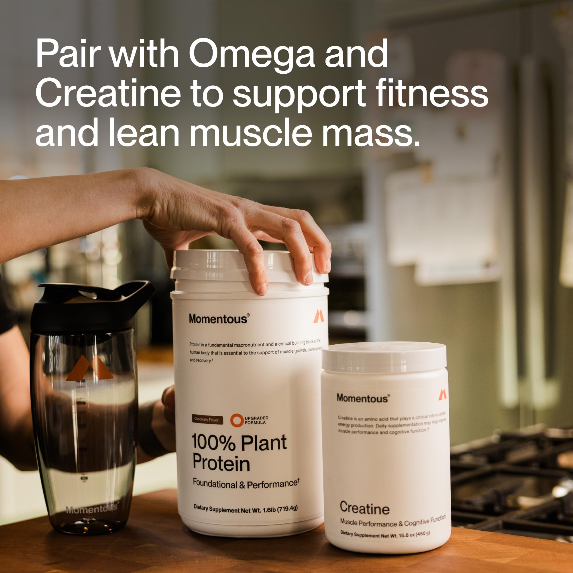 Momentous Vegan Protein Powder – 20 g Plant-Based Protein

