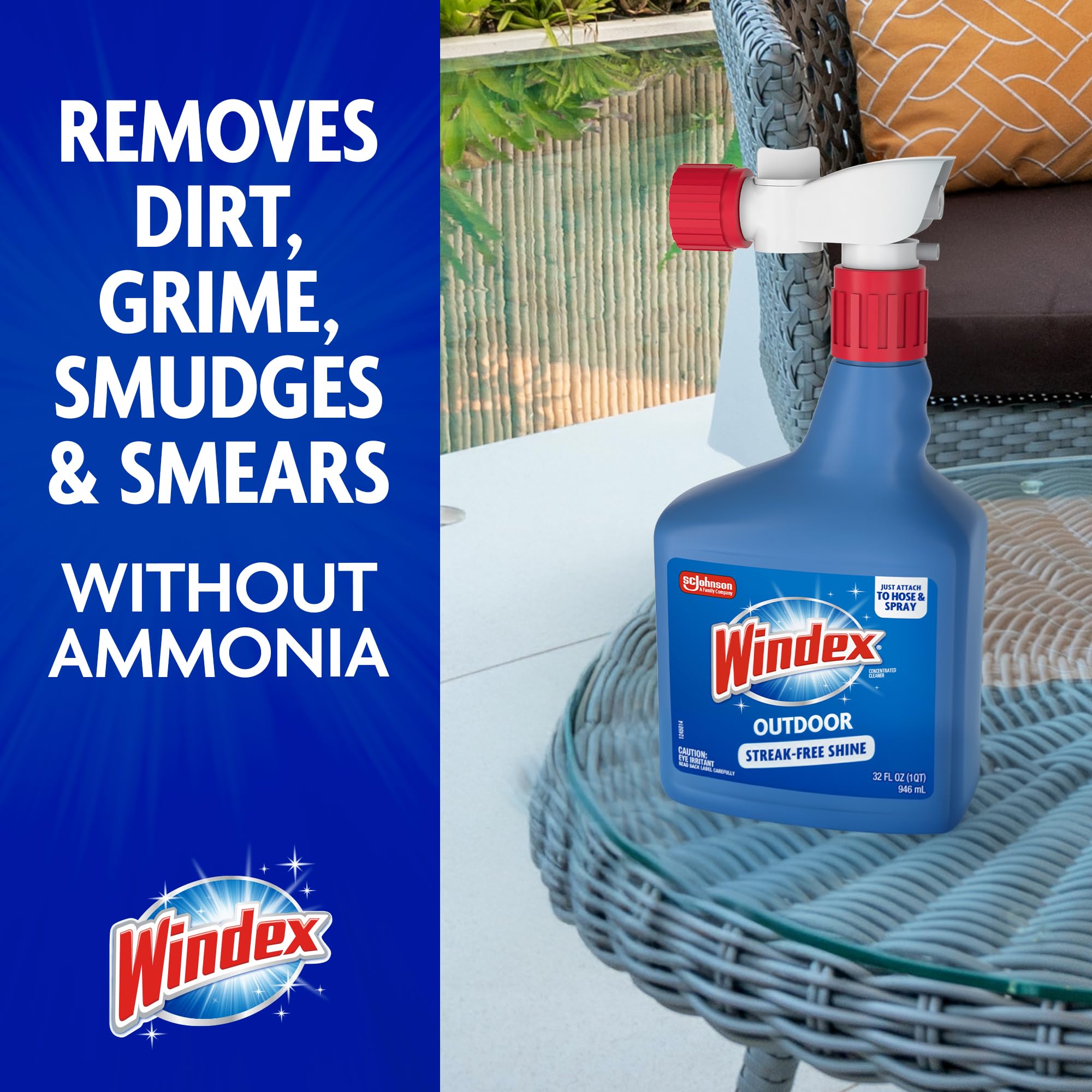 Windex Outdoor Window and Glass Cleaner Hose Attachment

