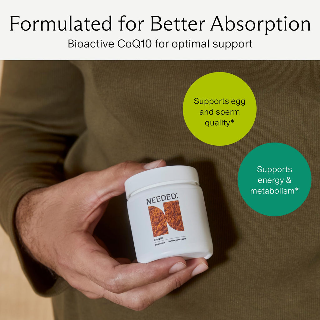 Needed CoQ10 Ubiquinol Supplement | Cellular Energy

