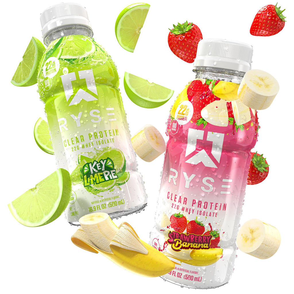 RYSE Clear Protein Drink - 22g Whey Isolate, Sugar-Free

