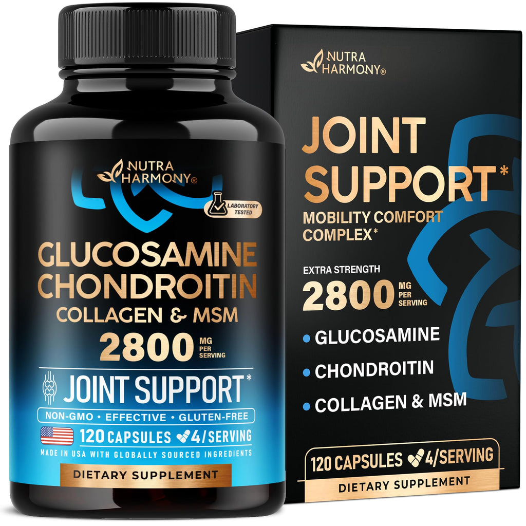 Glucosamine Chondroitin MSM Collagen Joint Support Capsules

