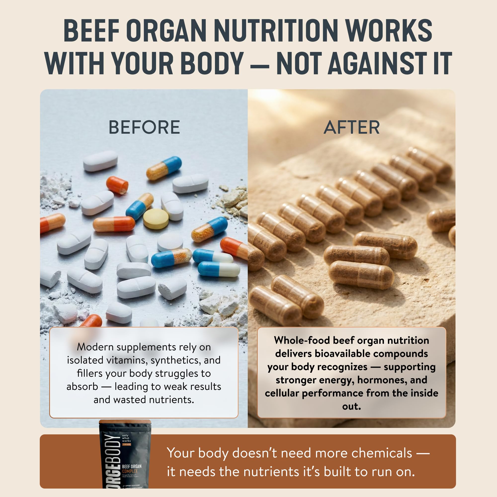 FORGEBODY Beef Organ Complex | Ancestral Nutrition

