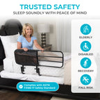 Stander EZ Adjust Bed Rail for Elderly Safety

