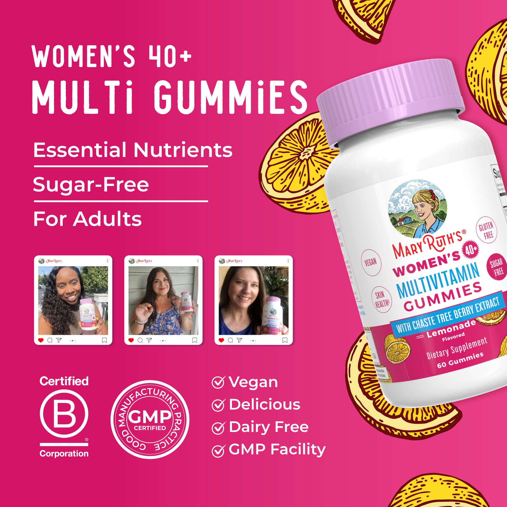 MaryRuth's Women's Multivitamin Gummies | Immunity & Hair

