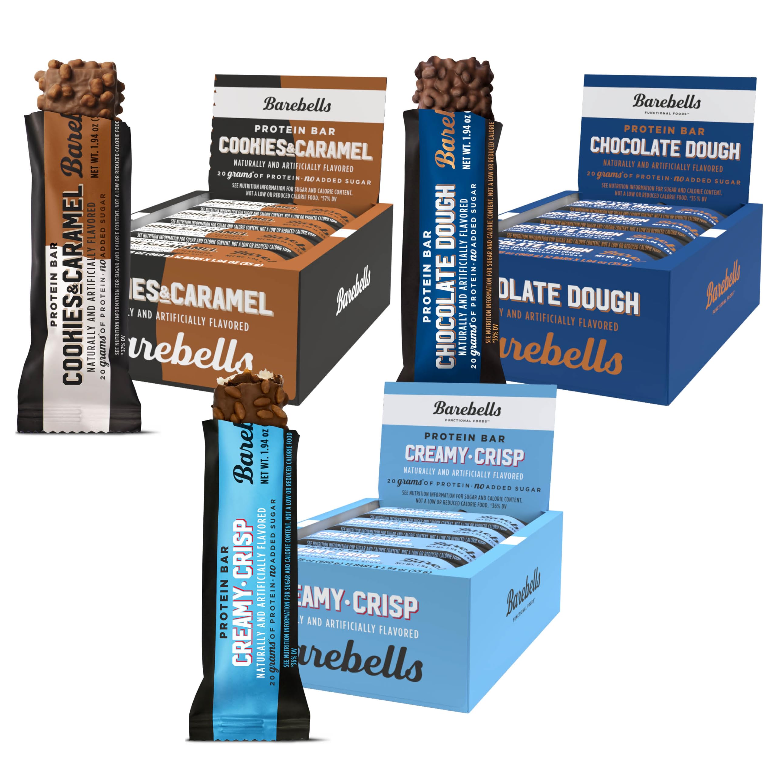 Barebells Protein Bar - 20g Protein, No Added Sugar - High Protein Snack