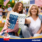 JOLLY CHEF Disposable Coffee Cups with Lids, Sleeves & Stirrers


