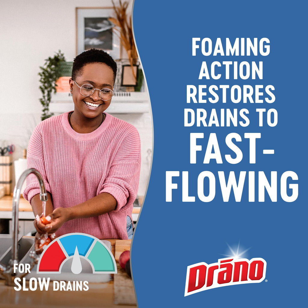 Drano Foamer Drain Clog Remover and Cleaner


