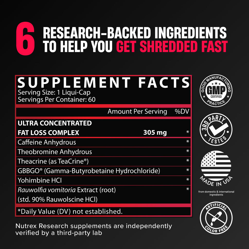 Nutrex Lipo-6 Black Thermogenic Fat Burner

