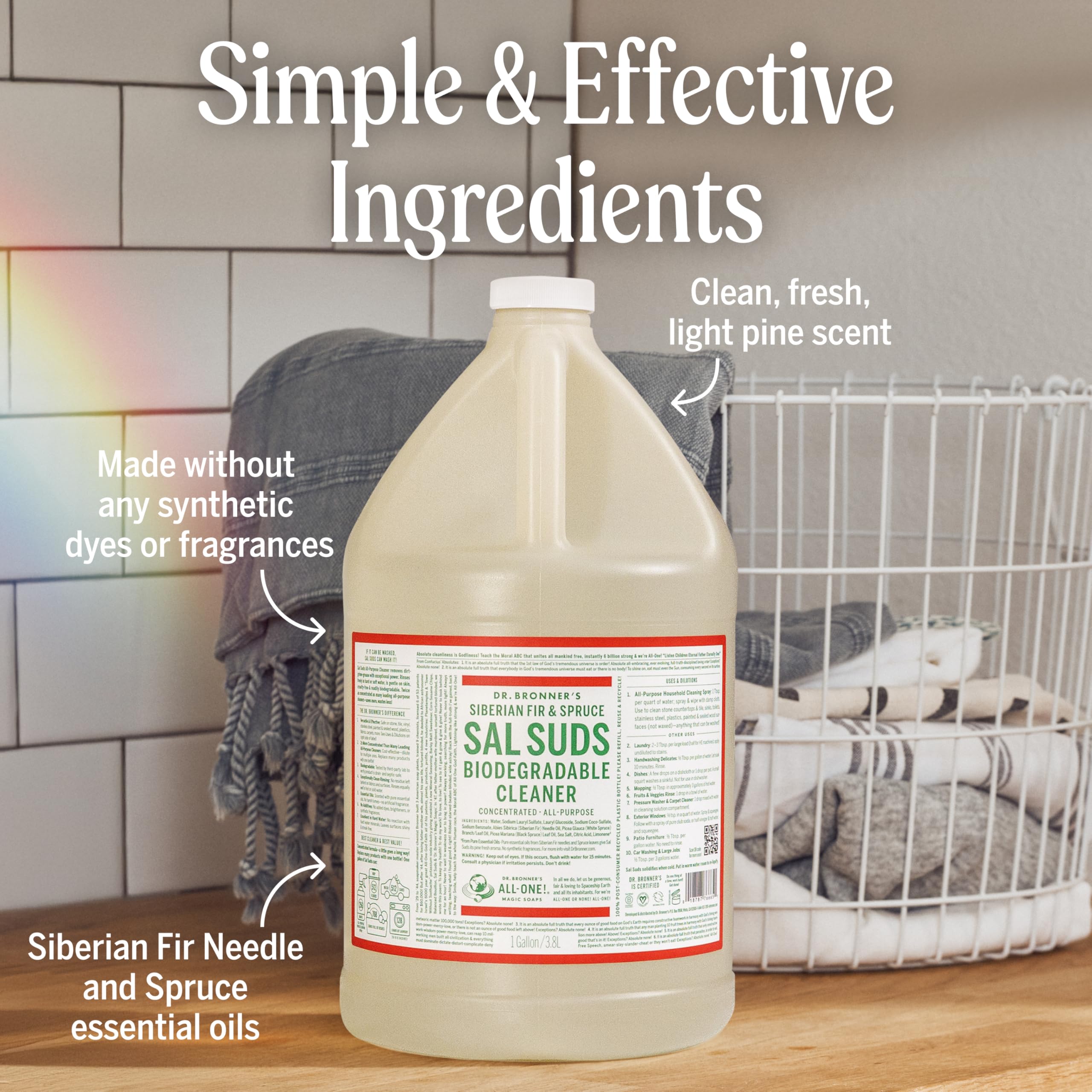 Dr. Bronner's Sal Suds All-Purpose Cleaner Biodegradable

