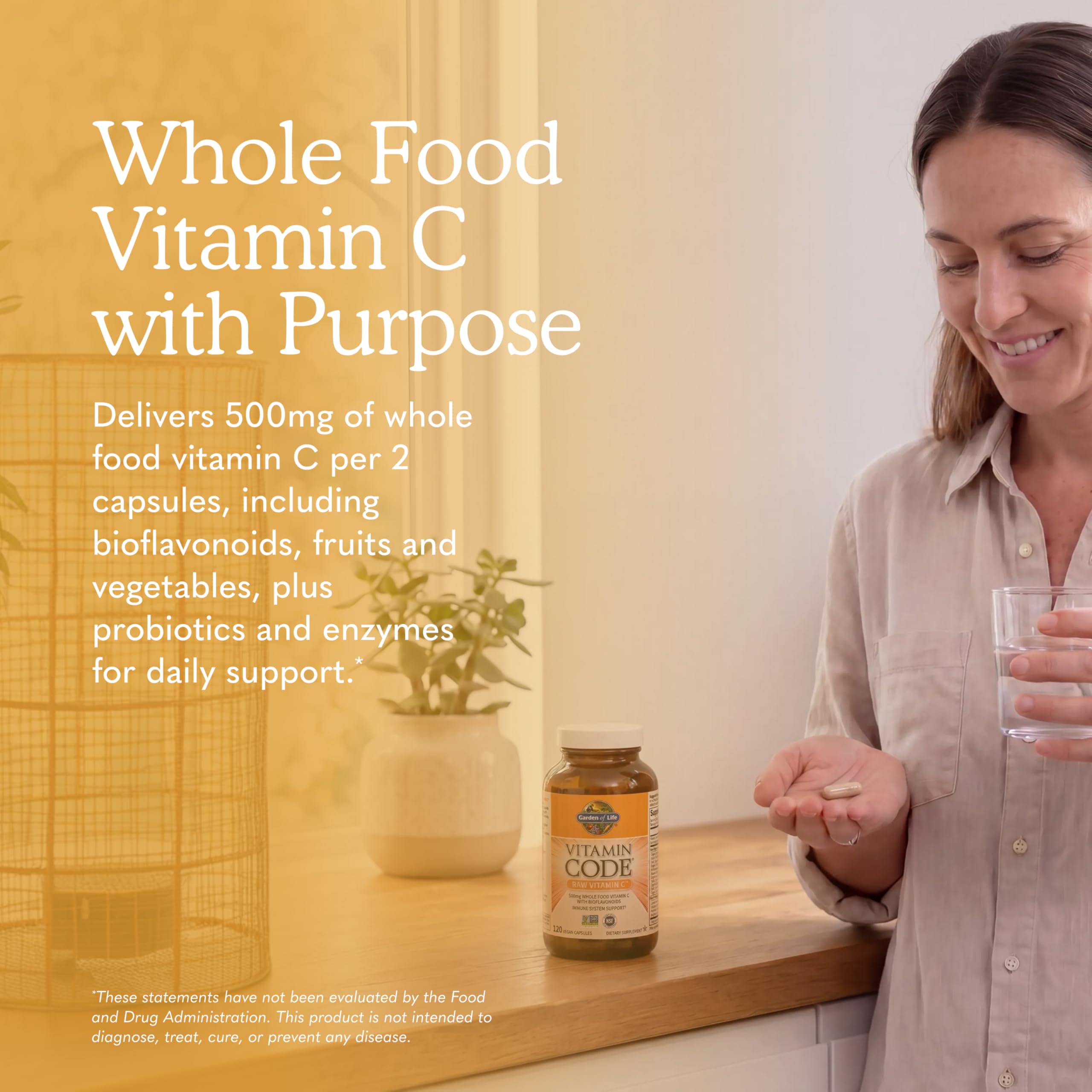Garden of Life Vitamin Code Raw Vitamin C with Probiotics

