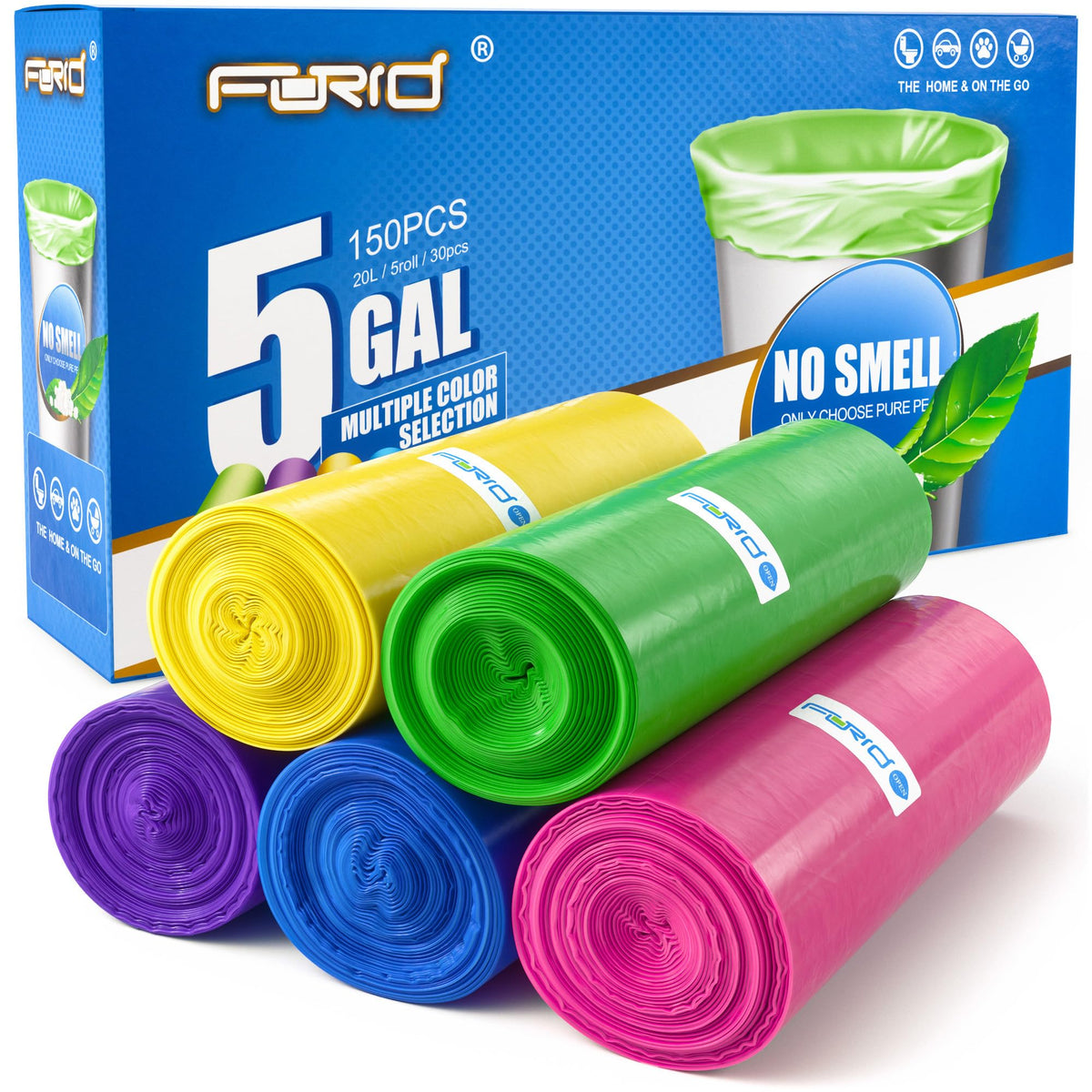 FORID Trash Bags for Home Office Kitchen