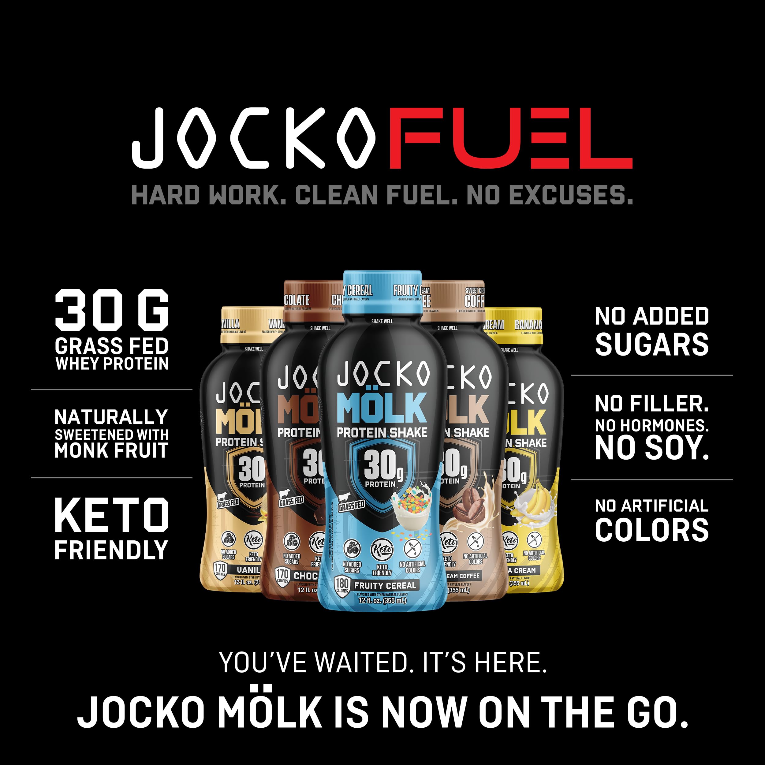 Protein Shake by Jocko Mölk: Grass-Fed Ready-to-Drink

