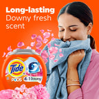 Tide PODS with Downy 4-in-1 Detergent Pacs | April Fresh

