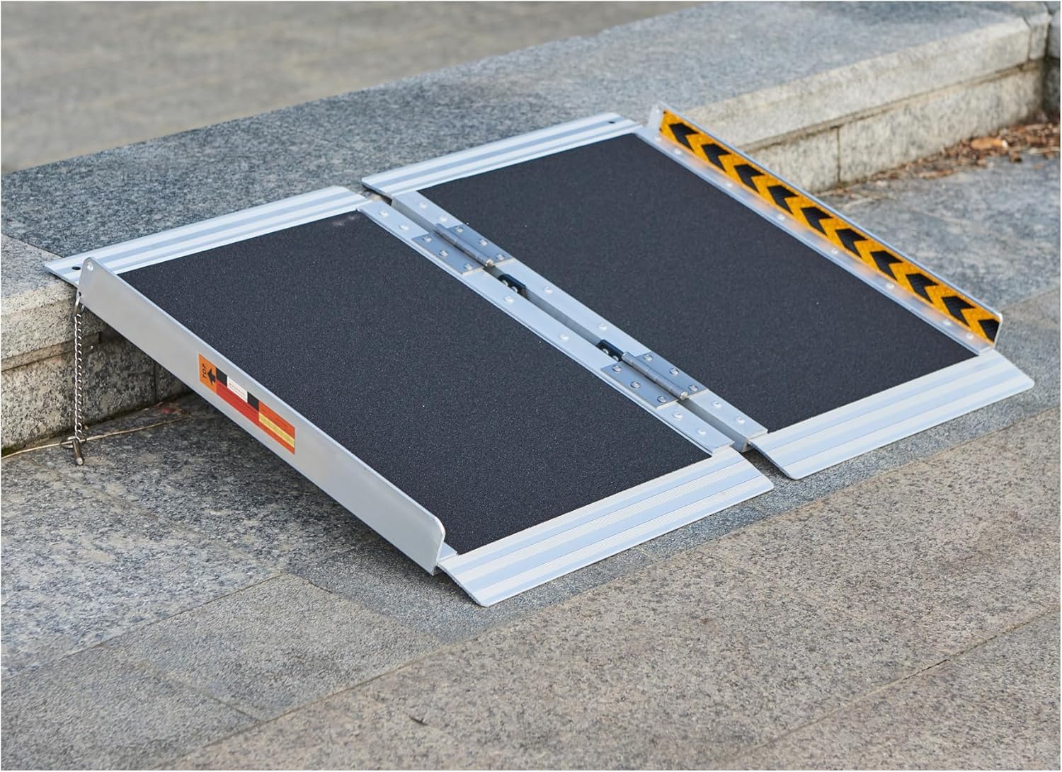 FACHNUO Portable Wheelchair Ramp - Folding Threshold Access

