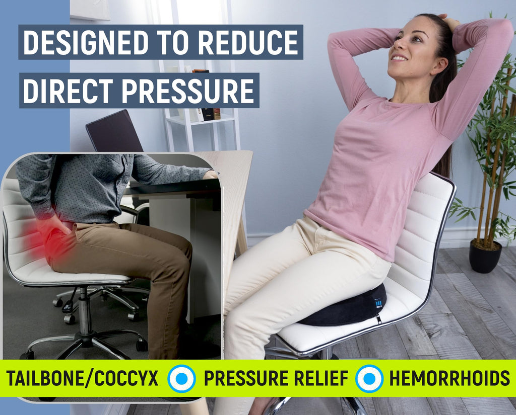 Donut Seat Cushion for Tailbone Pain Relief | Coccyx Comfort

