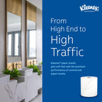 Kleenex Universal Hard Roll Paper Towels - Premium Absorbency Pockets

