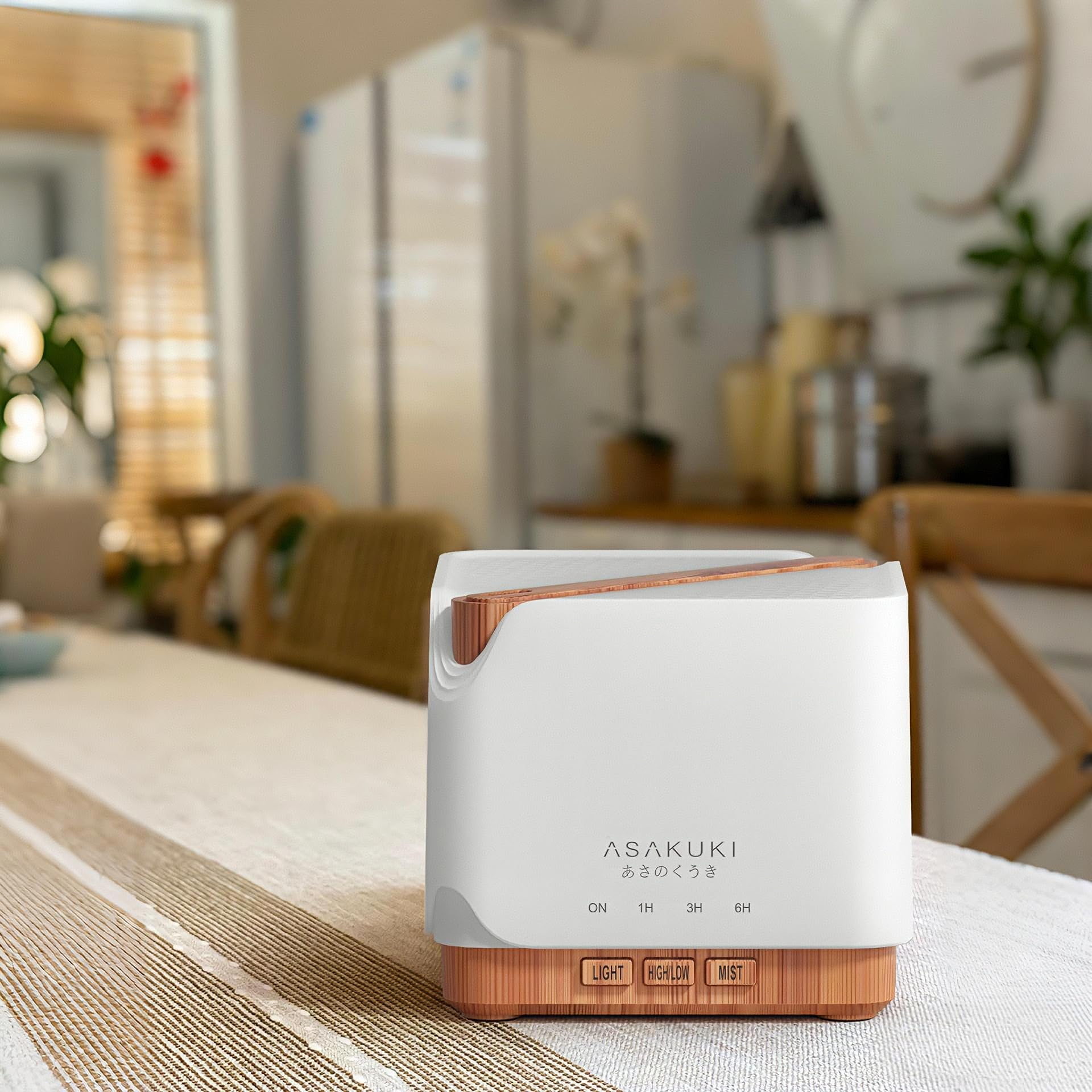 ASAKUKI 700ml Essential Oil Diffuser Humidifier 7-LED


