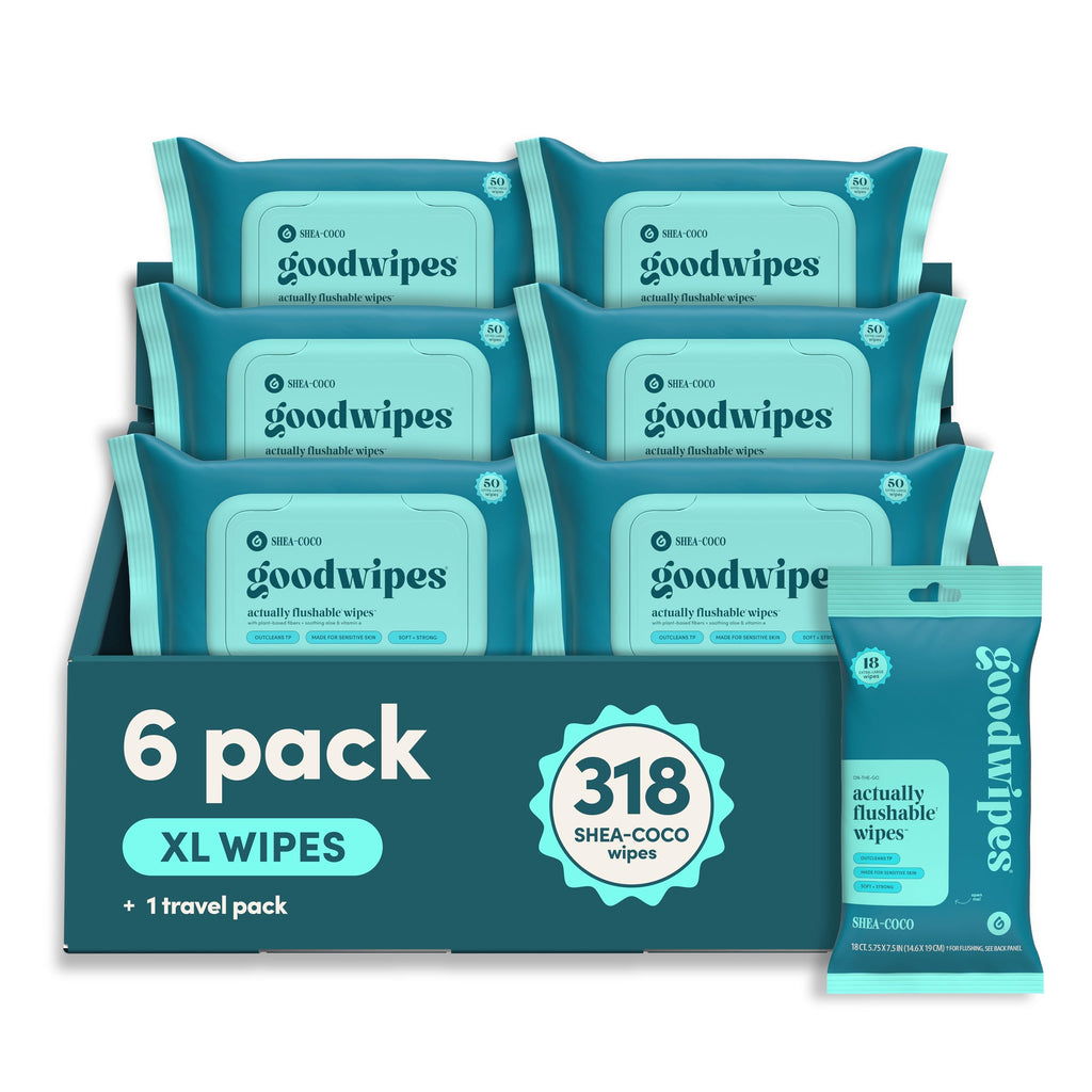 Goodwipes Flushable Wipes for Adults - Septic Safe

