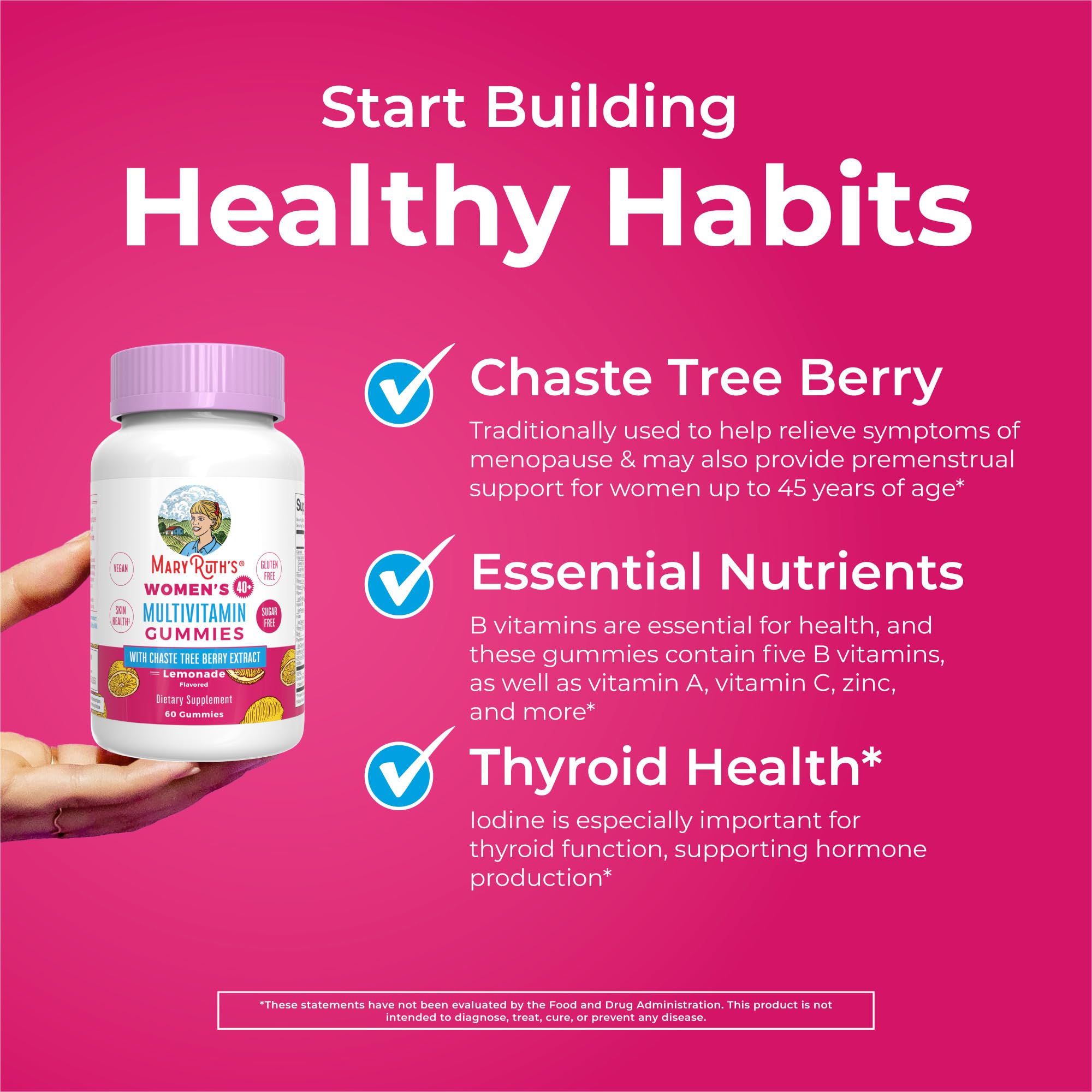 MaryRuth's Women's Multivitamin Gummies | Immunity & Hair

