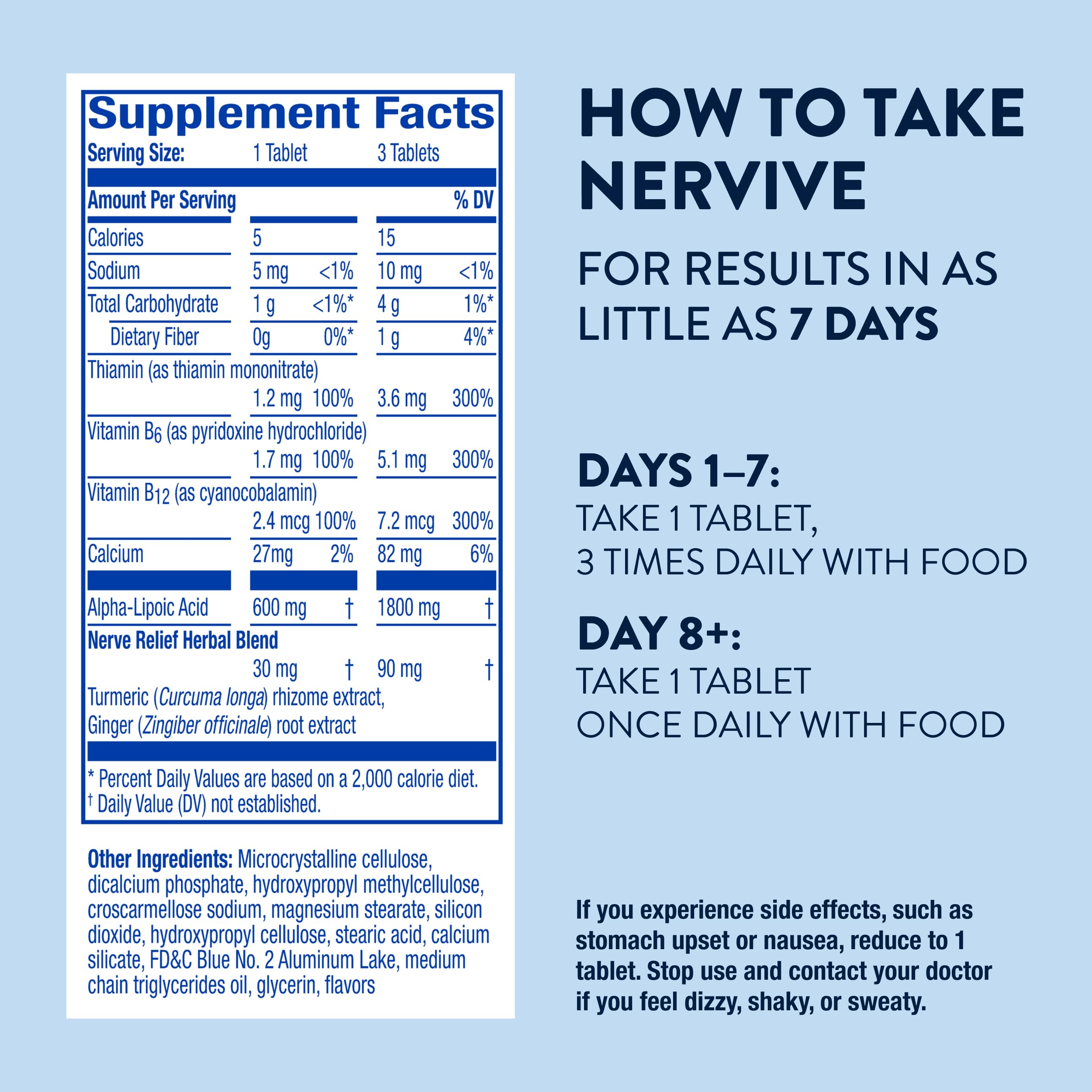 Nervive Nerve Relief - Nerve Health Supplement


