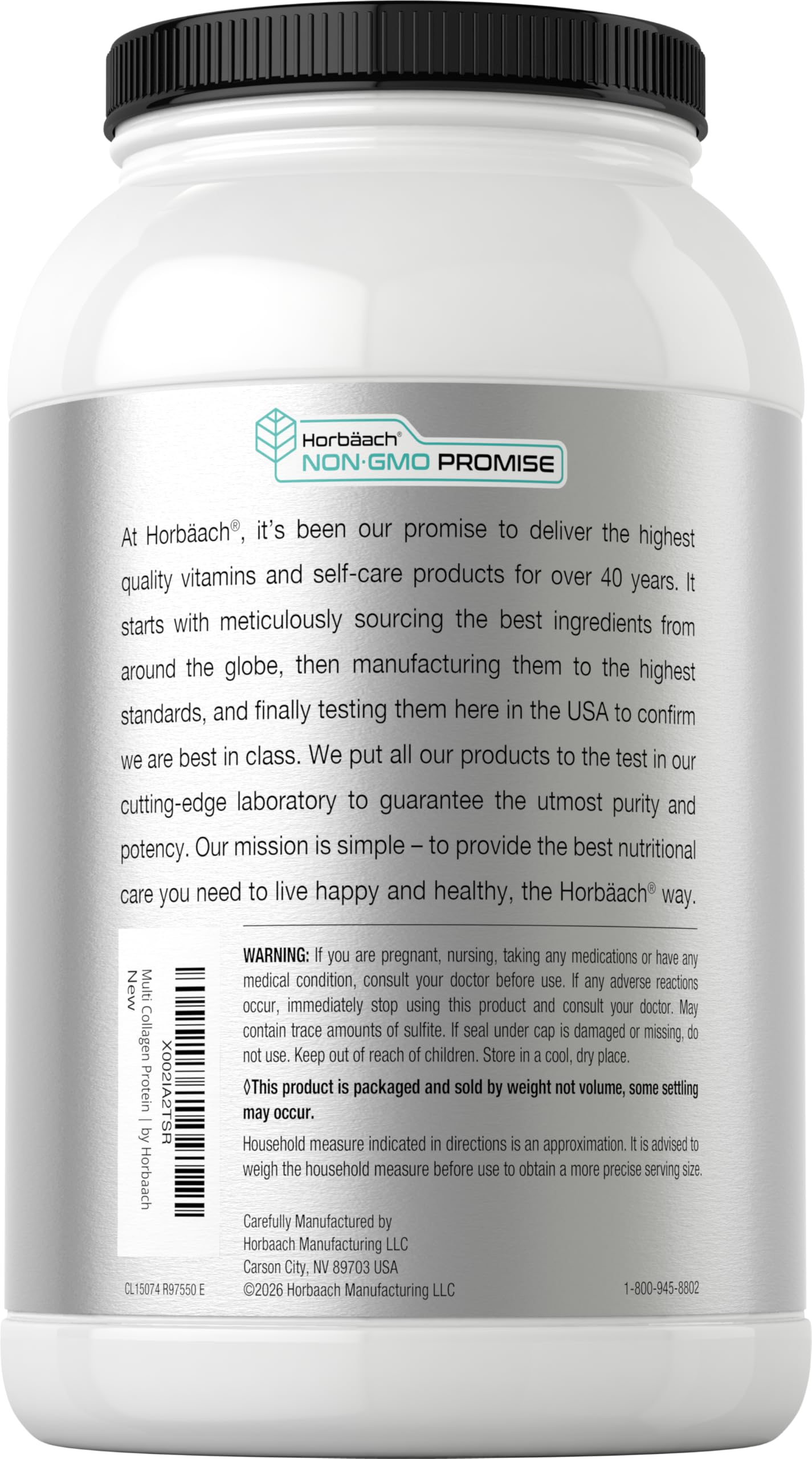 Horbaach Multi Collagen Protein Powder | Collagen Peptides

